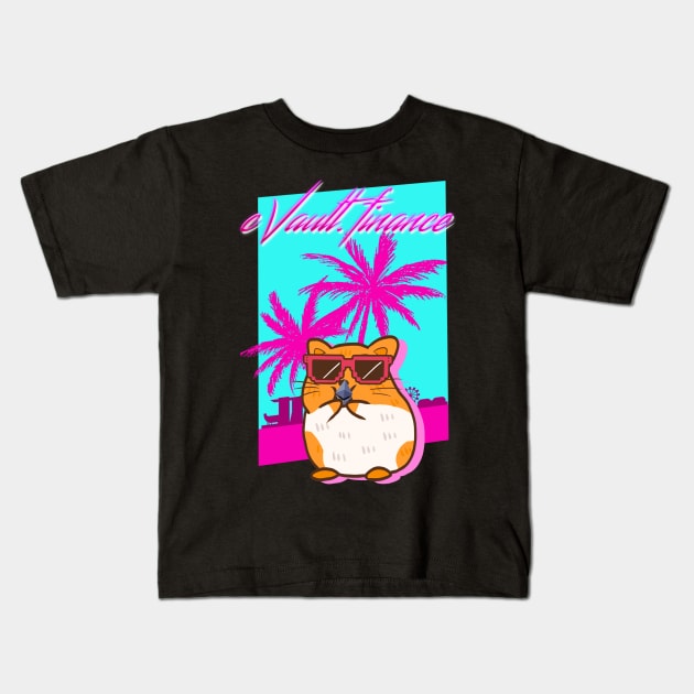 cVault Hamster eating Ethereum Kids T-Shirt by Cryptomemez